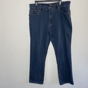 ROHAN Mens Straight-Leg Lightweight Denim Jeans Sz 38 x 31 Cotton-Blend
